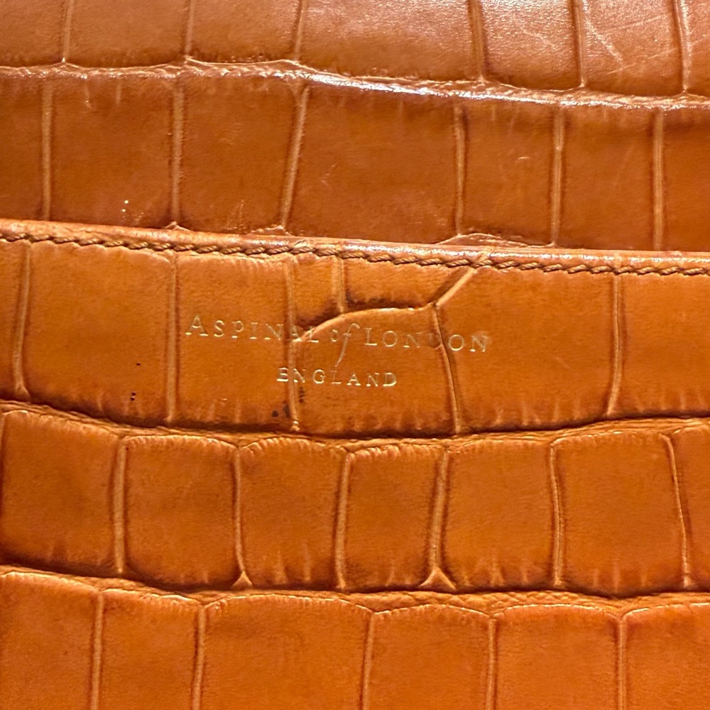 Aspinal of London Large Mayfair in Tan Leather - Picture 10 of 15